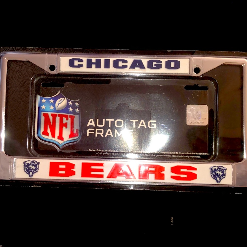 #Bears License plate frame